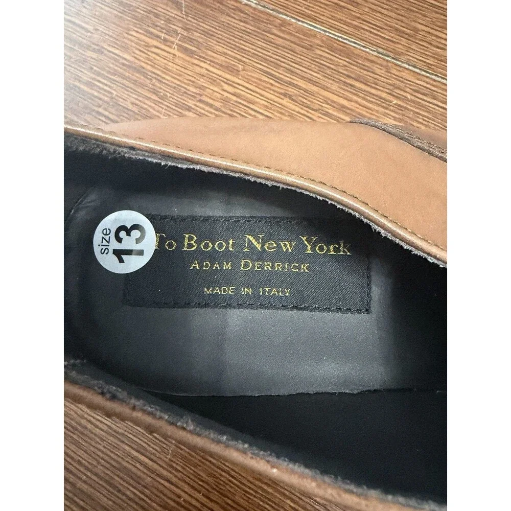 TO BOOT NEW YORK AIDAN  LEATHER CAP-TOE Mens Shoes OXFORD SIZE 13 NWOT